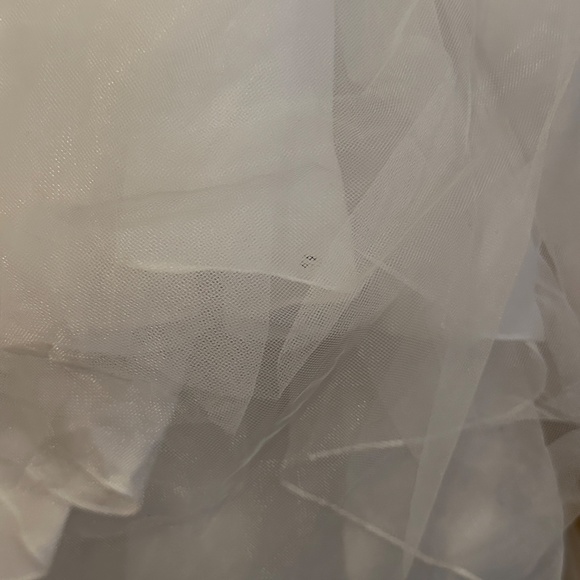 WHITE BY VERA WANG NWT SIZE 2 PLEATED SATIN TULLE ORGANZA WEDDING DRESS - Picture 16 of 16